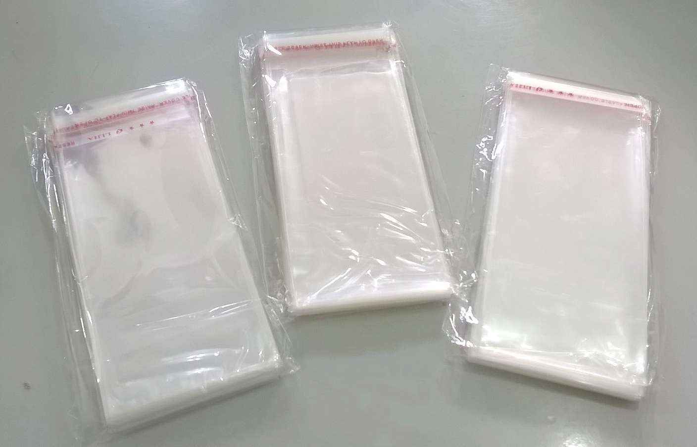 envelope plástico com aba