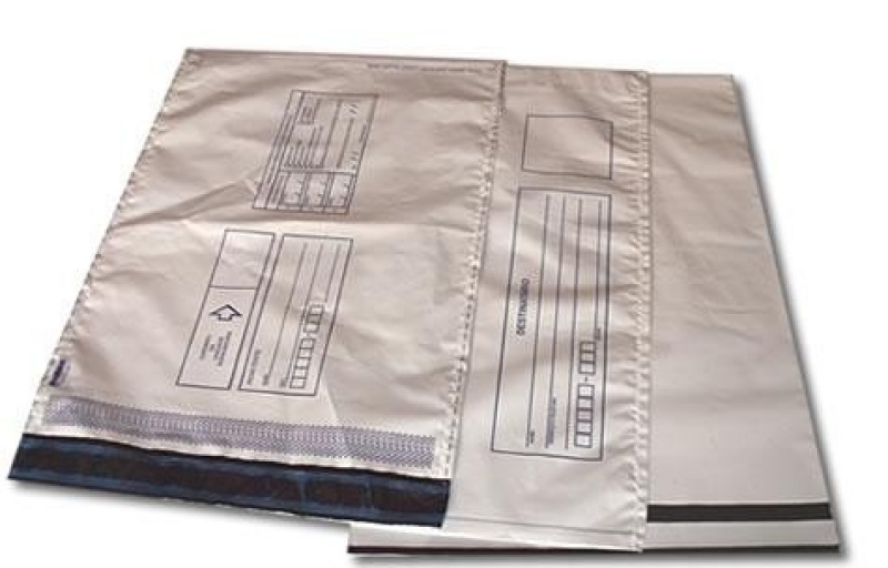 envelope plástico para correspondência