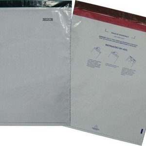 envelope plástico de segurança com lacre