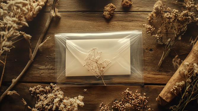 Envelope plástico transparente para convite: 5 dicas essenciais