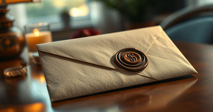 Envelope com Lacre Personalizado para Destacar sua Comunicação