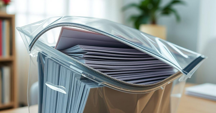 Envelope plástico com zíper é a solução ideal para organização e proteção de documentos e objetos. Descubra suas vantagens e aplicações.