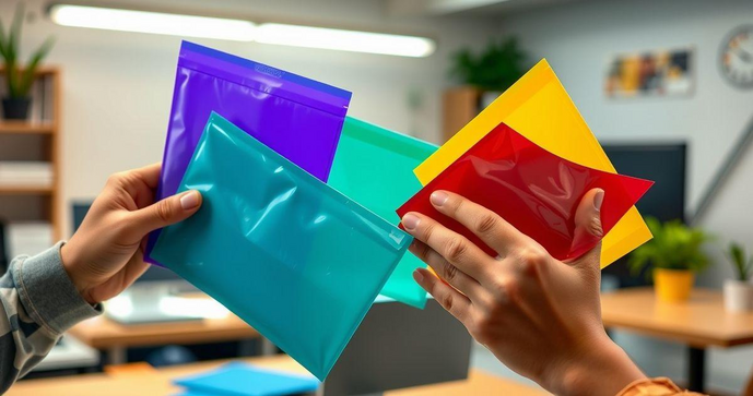 Envelope plástico personalizado como solução prática e eficaz
