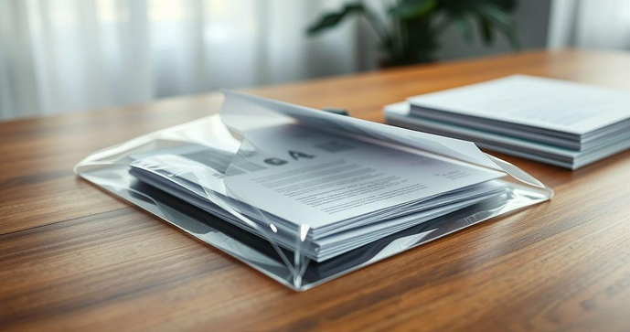 Envelope Plástico Transparente Auto Adesivo é a Solução Prática para Organizar e Proteger Seus Documentos