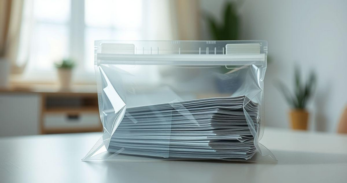 Envelopes plásticos com aba adesivada: proteção e praticidade para seus documentos
