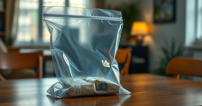 Saco plástico com lacre garante proteção e segurança para seus produtos